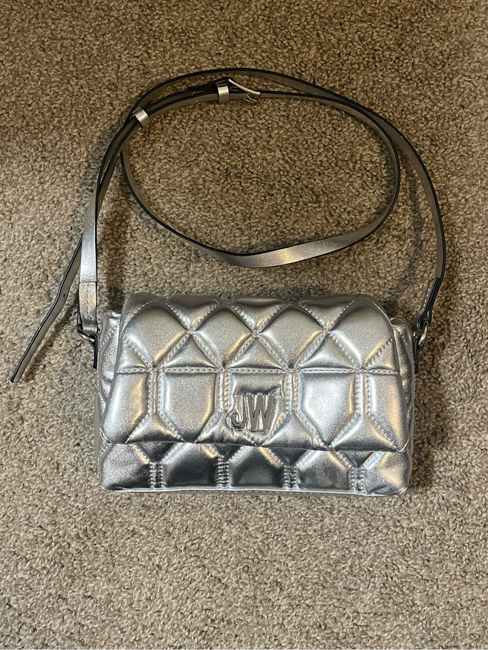 Jason Wu Vegan Leather Quilted Crossbody Handbag